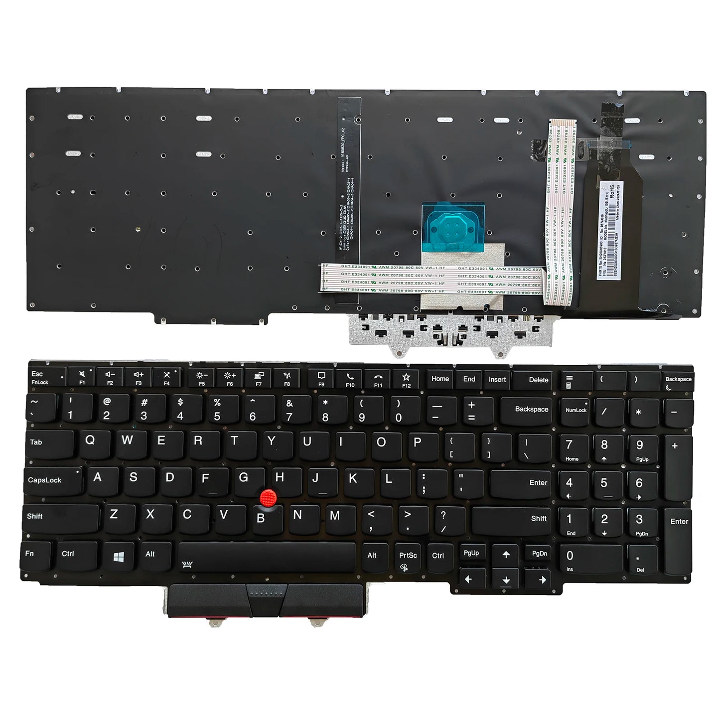Laptop Replacement US Layout Keyboard for Lenovo Thinkpad E15 Gen 2 (20T8 20T9 20TD 20TE)